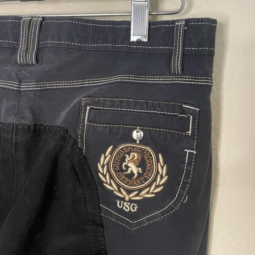 USG Equestrian Riding Breeches United Sportproducts Germany Lara Pants Size 28L - Picture 3 of 11